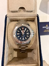 Stunning Breitling Avenger Automatic GMT 43 - A32397 with Black Dial - Full Set
