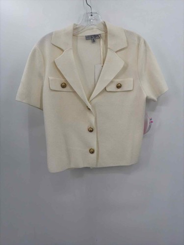 Pre-Owned Love Trends Ivory Size Medium Button Down
