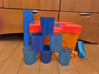 Hot Wheels-GCF91-Track Builder mit integriertem Auto Launcher-basic Set-TOP 