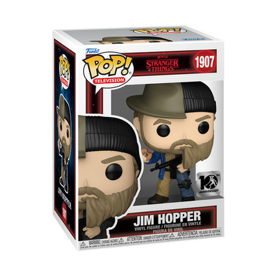 Funko Pop! Stranger Things: Jim Hopper (Split) #1907 w/ Premium Protector - New