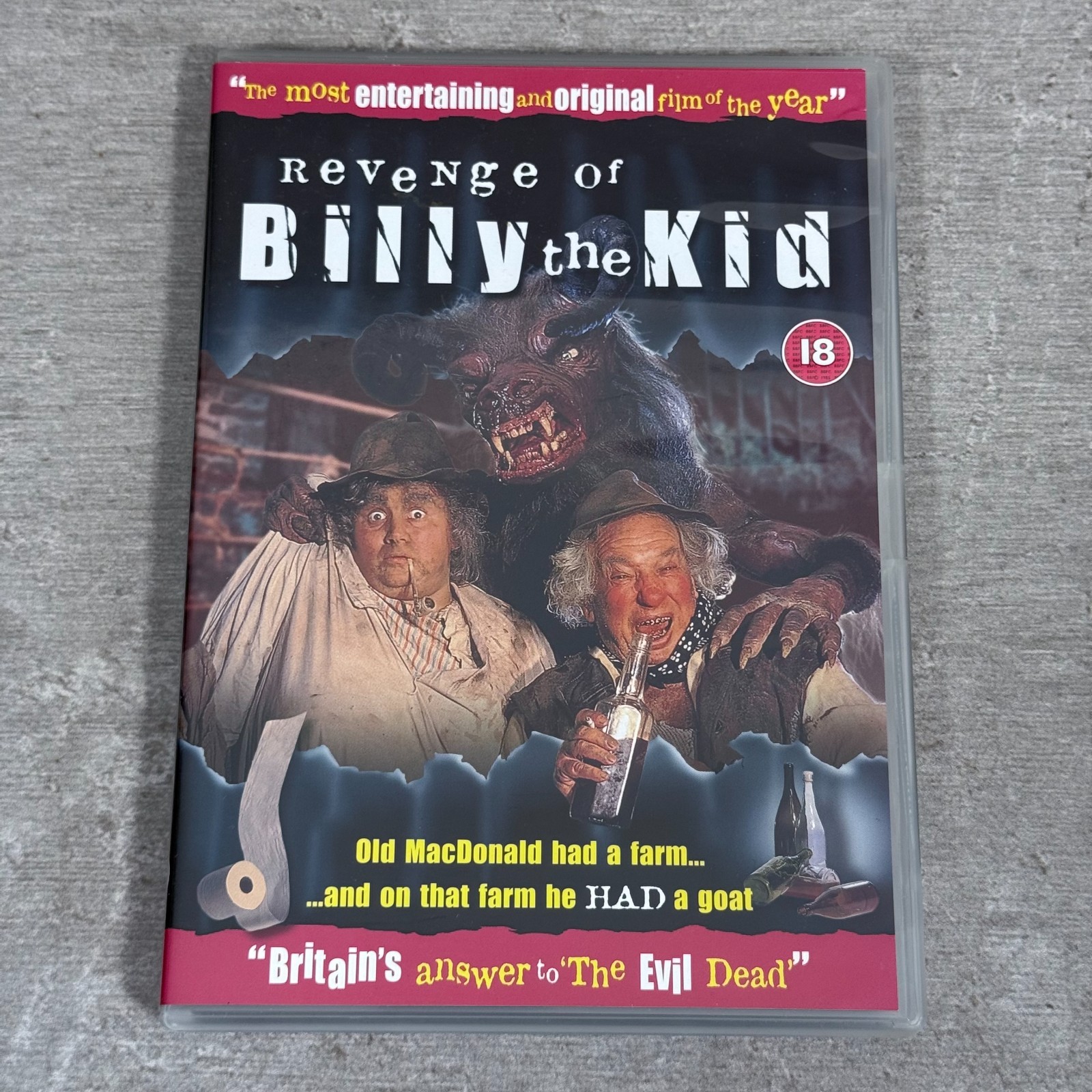 Revenge of Billy the Kid DVD - 1992 Cult Horror Comedy Michael Balfour Rare