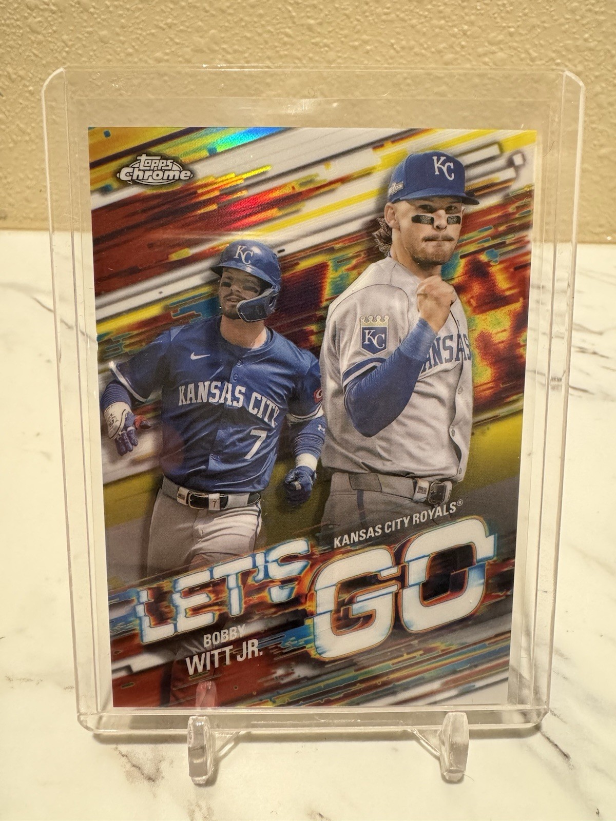 2025 Topps Chrome Bobby Witt Jr. Let's Go SP #LGC-12 Royals
