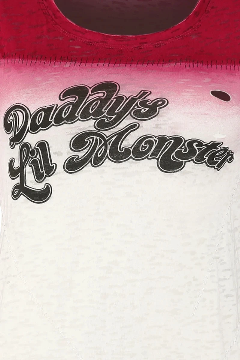 Suicide Squad Langarmshirt Damen Harley Quinn - Daddy's Little Monster