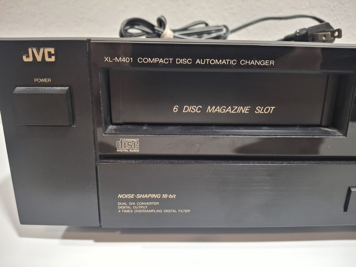 JVC Model XL-M401 6 Disc Compact Disc Automatic Changer Works! No