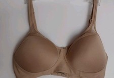 Bali DF3440 One Smooth U Beige Ultralight Wireless T Shirt Bra Size 34 C.