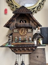 Classic Cuckoo Clock Black Forest 8 Day Germa...