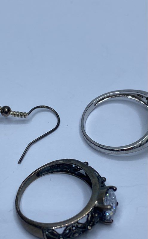 Sterling Silver Assorted Ring/Earring/Necklace Pe… - image 12