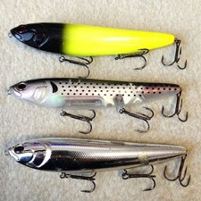 Evergreen Amazon Pencil Black Head Chart Flas Lures Fishing Japan Bass Sea River