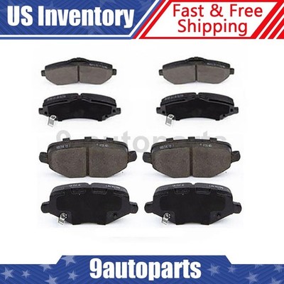 Front & Rear Ceramic Brake Pads Kit For 2012 Dodge Journey