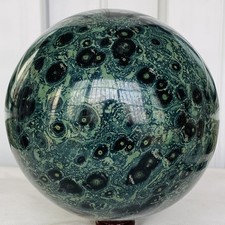 Natural Eye Green Kambaba Jasper Stromatolite Crystal Sphere Ball 7320G