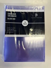 Platinum Protectors PLATINUM PROTECTORS SILVER AGE COMIC BOOK TOP LOADER PACK (1