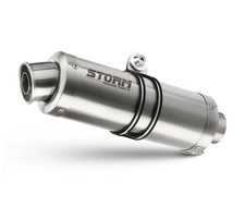 Scarico Storm by Mivv Oval acciaio inox per Suzuki Gsf 1200 Bandit 1996 > 2000