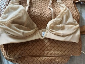 La Perla Tan Cream Light Wireless Bra Made in Italy Size 2 or USA 34