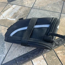 BV Mountain Bike Saddle Bag Expandable Under Seat Nylon Bag Water-Resistant 1.5L