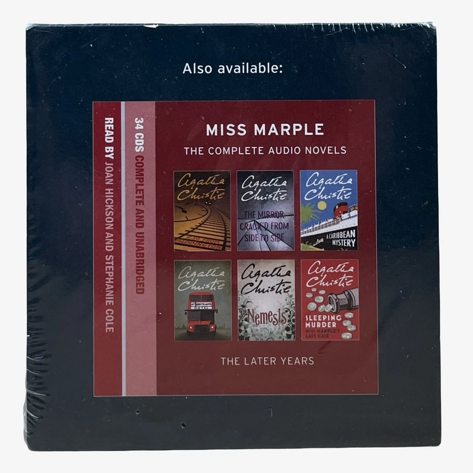 Agatha Christie CD Audio Book Box Set Miss Marple The Early Years New Sealed - image 4 of 4