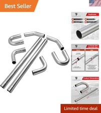 Corrosion-Resistant T304 Stainless Steel Exhaust Kit - Slip-Fit Installation