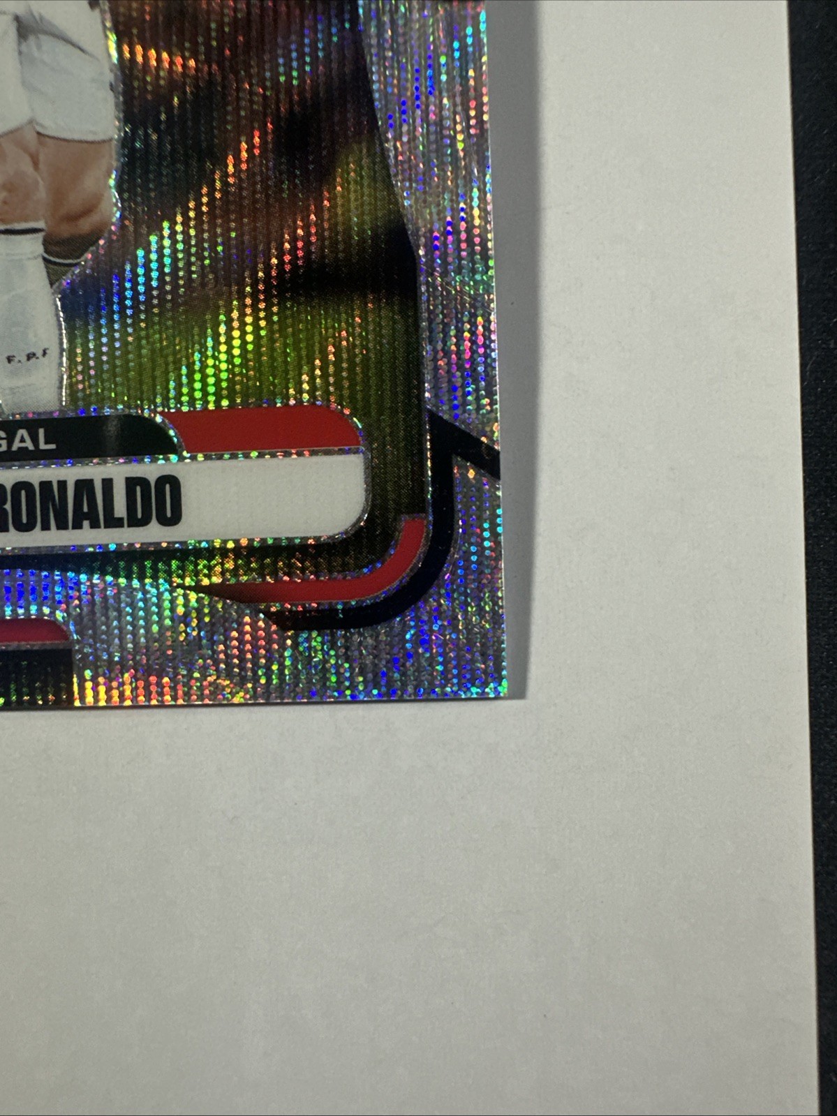 2026 Panini Prizm FIFA World Cup Cristiano Ronaldo Silver Wave SP #367 ⚽️ view 3