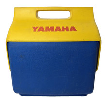 Vintage 1968 Igloo Playmate YAMAHA MOTO-4 6 Pack Cooler Blue Yellow Red