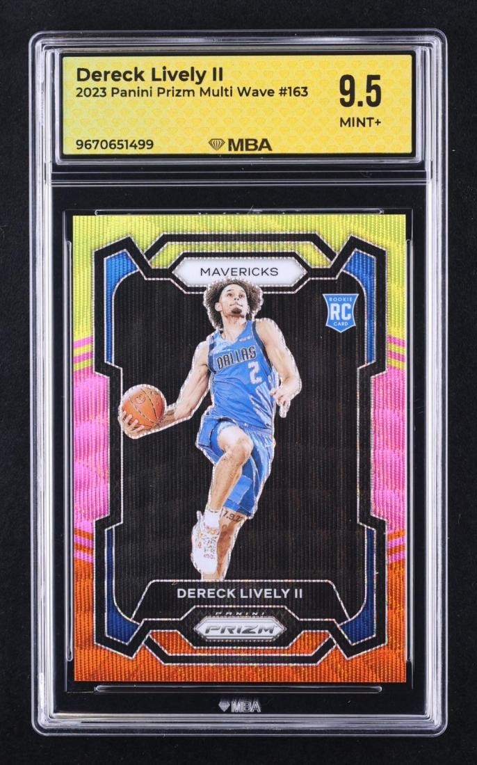 2023 Panini Prizm Multi Wave: #163 Dereck Lively II /88 MBA 9.5 MINT+