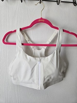 Athleta Empower II Train Daily Sports Bra NWT Medium White