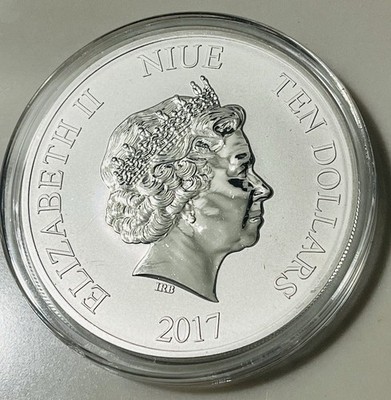 2017 Niue Hawksbill Turtle 5oz 999 Silver Coin Taku Series New