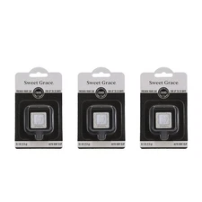 Long-Lasting Car Air Freshener Clip 3 Pack - Sweet Grace Scent
