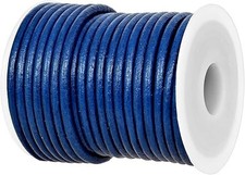 Round Leather Cord Natural, 4mm - 10 Yards