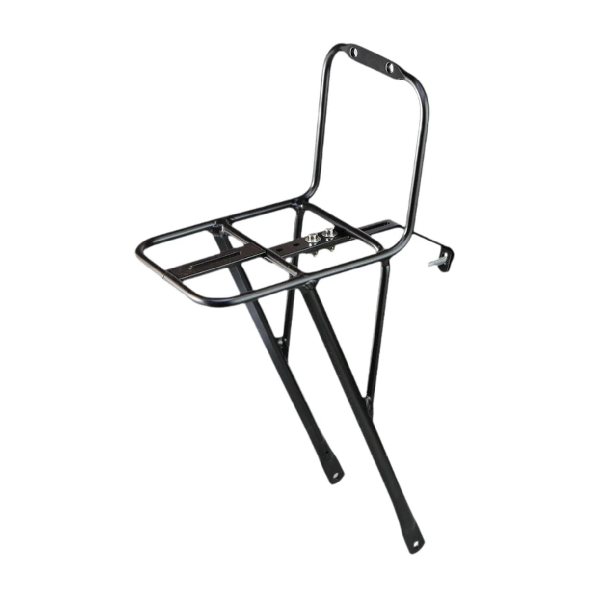 Folding Bike Front Pannier Rack Aluminum Carrier Shelf for Mountain and Folding
