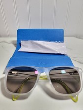 adidas sunglasses With Case 56 18 150 Flex Hinges OR0087-1 Clear And Green