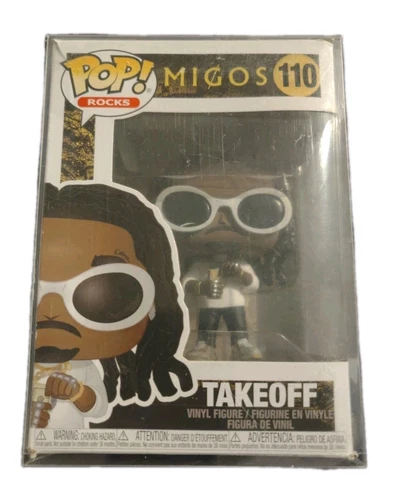 Funko Pop Rocks Vinyl Takeoff Migos 110 With Protector