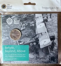 The Royal Mint First World War Aviation 2017 £2 Brilliant Uncirculated Coin