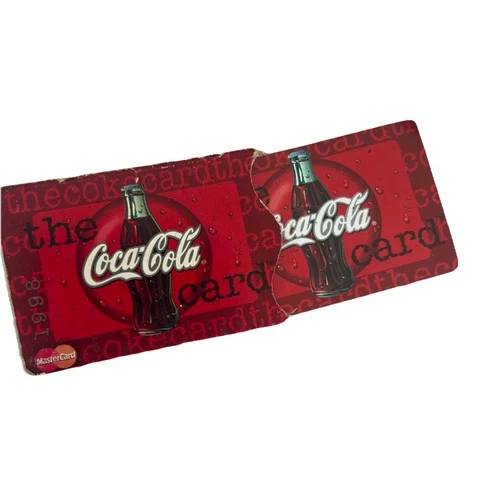Vintage 1998 The Coca-Cola Card Promo Coke Advertising w/ Wallet Sleeve/Pamphlet