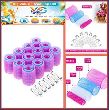 NEW Self-Grip Hair Rollers Set 60 Pcs Curlers and Clips for Hairstyling