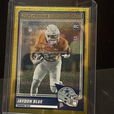 2025 Panini Score Jaydon Blue Rookie RC Gold Dots #166/499 Cowboys L194