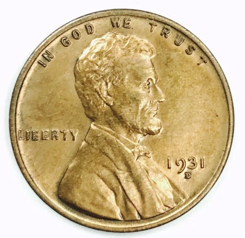 1931 D LINCOLN WHEAT CENT GEM BU+ RB! BETTER DATE! GREAT FOR COLLECTORS!NR#G3072