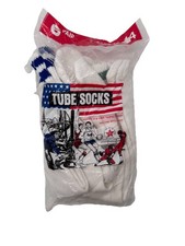 3 Size 9-14 USA Vintage Tube Socks 70s 80s Mens Striped Athletic Basketball 23  