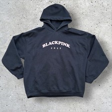 BLACKPINK 2023 Tour Hoodie XL Black Pink Graphic Kpop Sweatshirt Unisex
