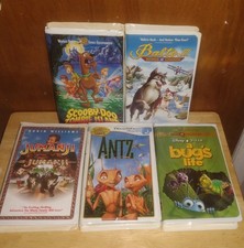 Lot Of 5 Mixed Genre VHS Family Movies (Pre-o...