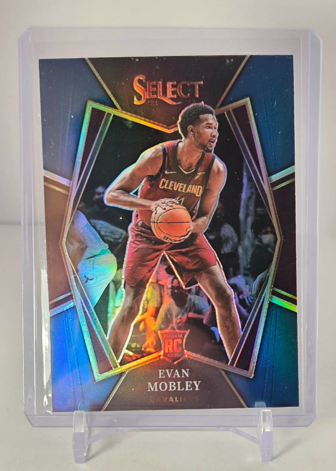 Evan Mobley - 2021-22 Select Prizms Blue Rookie #110