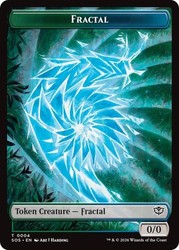 Fractal (0004) // Inkling (006) Double-Sided Token - Secrets of Strixhaven