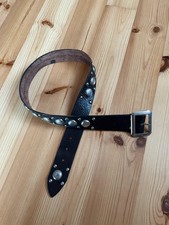 Vintage 1940  s-1950  s Biker Studded Leather Motorcycle belt
