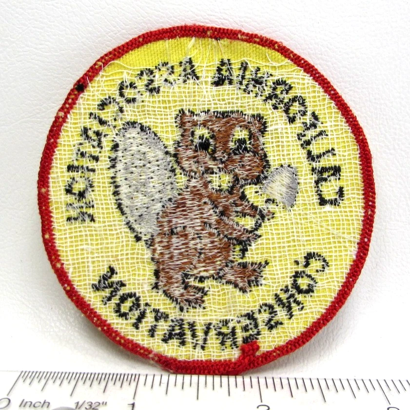 老式加州保护协会夹克布贴海狸意识 — 第 3/3 张图片