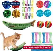 Cat Toys 33 Pack - Delightful Interactive Variety Set for Cats Kittens with Ca