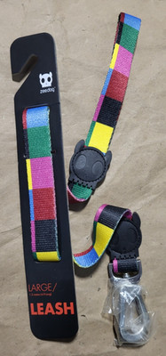 Zee.Dog 4ft Leash Large Colorbless Multicolor Red Green Pink Blue Black Yellow