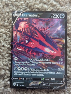 Eternatus V 116/189 Swsh03: Darkness Ablaze Holo