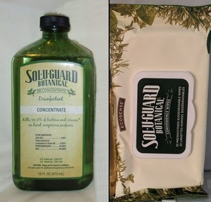 Sol-U-Guard Botanicals 2X 16-oz Ecosense Concentrate & 30 Moistened Wipes