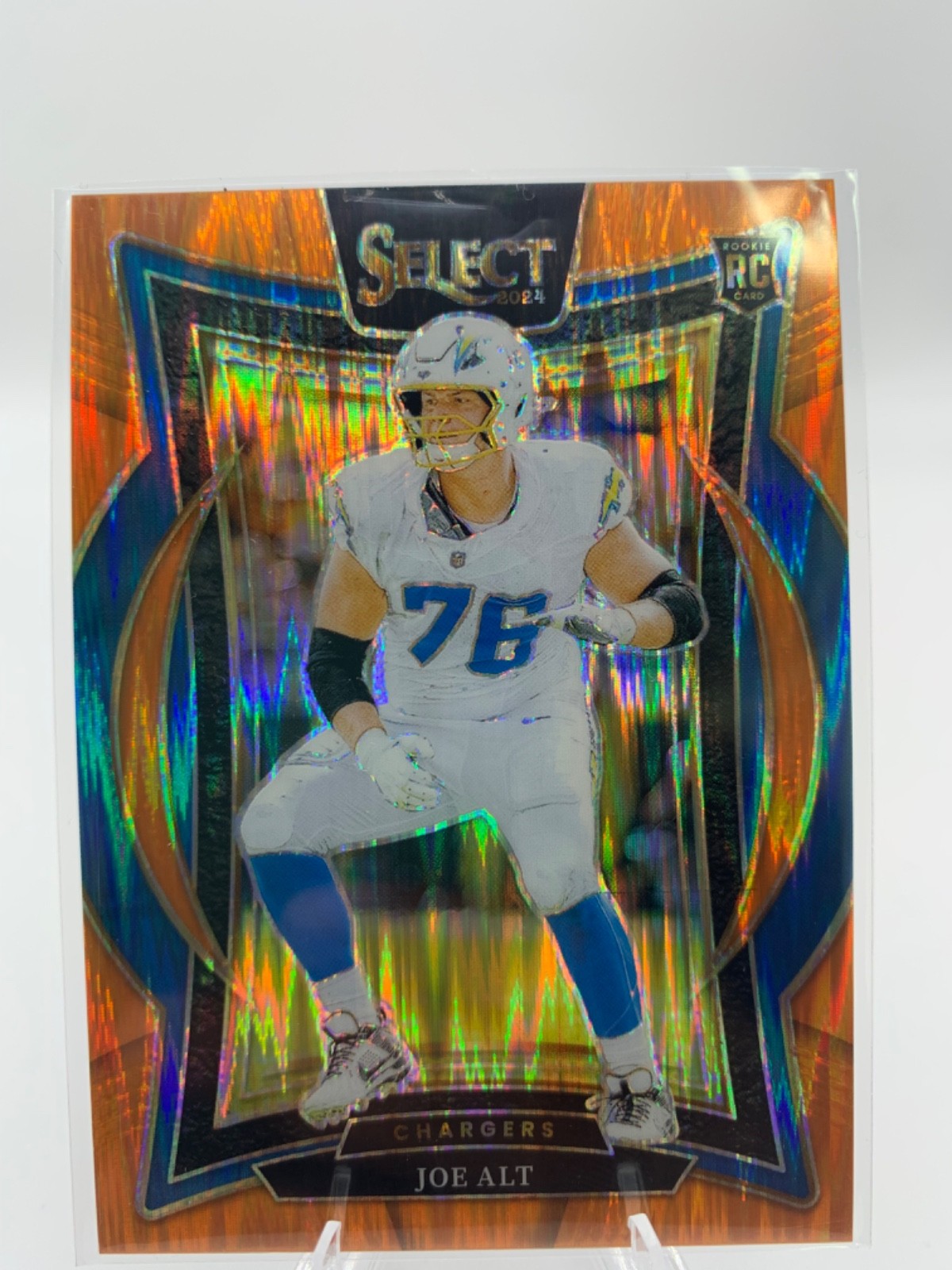 2024 Panini Select - Concourse Joe Alt #82 Orange Prizm /499 (RC)