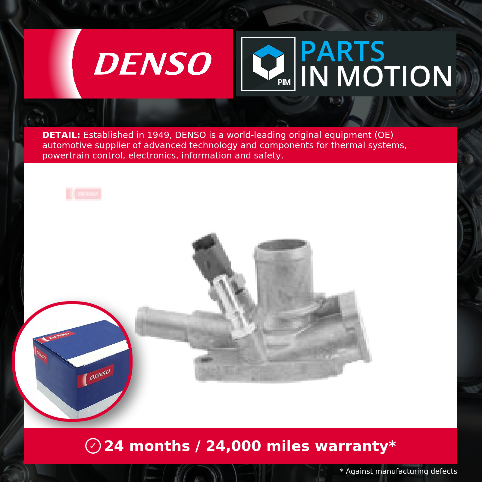Coolant Thermostat fits LANCIA DELTA Mk3 1.4 10 to 14 Denso Quality Guaranteed - Image 6