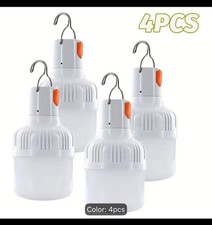 4pcs Rechargeable USB Led Bulbs Emergency Portable Lighting Decoration Bulbs
