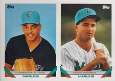 Clemente Nunez & Daniel Robinson, 1993 Topps #599 - Stock# 3811